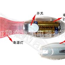 奈喜美新款塑料柄电镀睫毛夹日本电烫睫毛夹