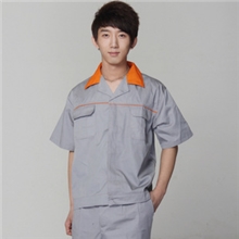 订做工衣短袖夏季工作服工程服装机修厂工地服装建筑安装
