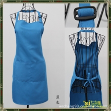 定版可调式调节袢蓝色围裙时尚工作围裙/广告围裙/定做围裙