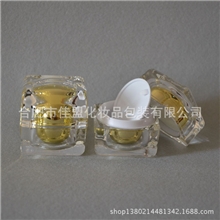 嫩红素瓶打底神器瓶四方水晶面霜瓶亚克力膏霜瓶面霜盒30g