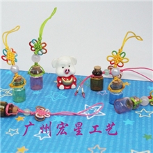 【给力】供应1ML软陶瓶手机绳玻璃手机绳