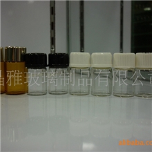 【玻璃瓶厂供应】适合赠品精油精华液茶色透明3ML螺口玻璃瓶