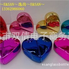 25ML心型香水瓶/玻璃瓶/空瓶子/喷雾瓶/配套彩瓶