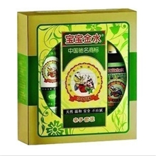 新款正品：宝宝金水亲子套装加送婴幼儿草本洗衣液