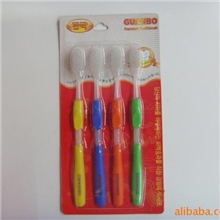 (小圆头红卡银色)韩国纳米双层软毛牙刷