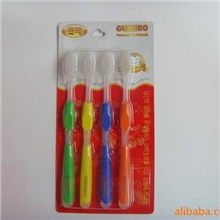 （517-4红银）韩国纳米双层软毛牙刷