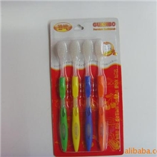 （329-4红银）韩国.纳米.双层软毛牙刷四支装