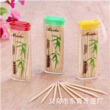 供应优质出口竹制牙签瓶装吊卡打火机竹牙签