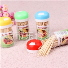 厂家直销竹牙签超市热销*吊卡头牙签装一元二元首选牙签