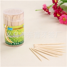 居家日用饭店居家酒店大圆瓶牙签竹制牙签一元店2元店牙签