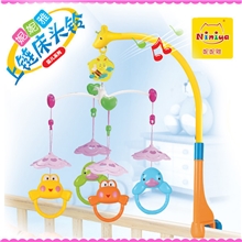 妮妮雅上链音乐盒床头铃（孔雀。长颈鹿），母婴用品，婴儿床头铃