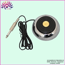 优质纹身用品供应商批发圆形脚踏开关不锈钢材质