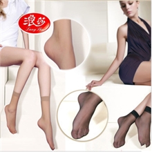 【2双装水晶丝短袜】正品浪莎袜子水晶丝薄型2双装短丝袜