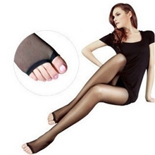 【新柔】性感丝袜露趾丝袜连裤袜批发露趾袜子鱼嘴连裤袜