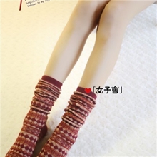 女子会TUTU初秋的幻想色彩斑斓中筒袜子/堆堆袜多色入