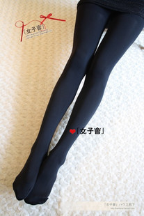 女子会秋季纯黑经典120D不透肉抗起球超滑手感连裤袜子批发