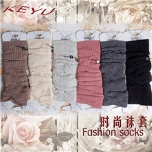 批发锦裕2012秋冬新款女堆堆袜美靴羊绒袜套2188
