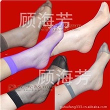 厂直销夏热卖男女超薄糖果彩色水晶袜玻璃袜对对袜短丝袜子批发