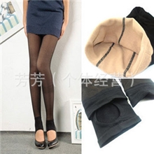 厂直销2012新秋冬款竹炭纤维加厚拉绒假透肉踩脚裤打底裤双层保暖