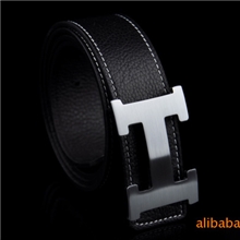 【热荐】时尚男士皮带潮流男士腰带双面头层真皮皮带带H04B