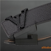 热推款男士真皮带单面时尚十字纹真皮皮带潮流时尚腰带L18