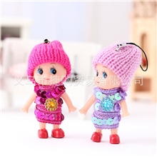 8厘米鱼鳞片可爱小丑迷糊挂件手机挂件批发礼品赠品特价促销！