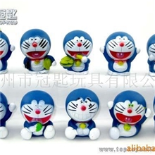 十款叮当卡通公仔卡通玩具促销礼品日本动漫搪胶摆件最新