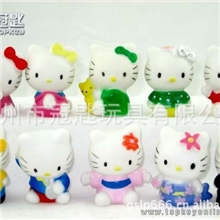 十款三代KT卡通公仔hellokitty动漫摆设公仔凯蒂猫创意家居