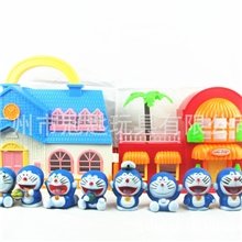 叮当公仔哆啦A梦机器猫日本卡通动漫公仔动漫周边创意摆件