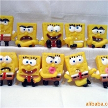 供应海绵宝宝摆设公仔促销礼品套装礼品动漫周边玩偶赠品