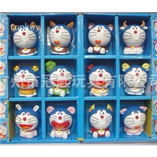 12生肖公仔机器猫多啦A梦公仔礼盒叮当玩偶摆件摆设动漫周边