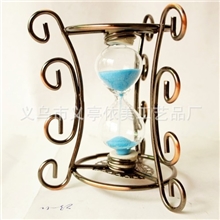 本月特价混批金属工艺品促销小礼品古铜小铁架精致沙漏