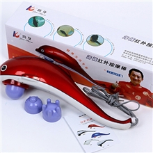 梁天代言厂家直销海豚按摩器红外红光按摩棒按摩锤大号按摩仪