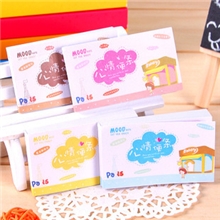 C016韩国文具卡通心情便条本迷你心情便签本80页笔记本1440/件