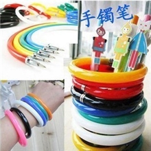 A054日韩国文具创意手镯笔圆珠笔弯曲笔神奇手腕笔卡通笔
