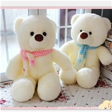 七夕情侣围巾熊毛绒玩具毛绒公仔泰迪公仔儿童玩具