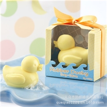 婚庆用品婚礼回礼香皂可爱小鸭子香皂创意个性礼品厂家批发