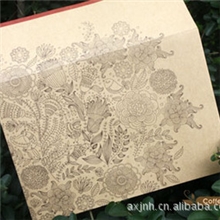 [CoffeeX]手绘牛皮纸装饰信封爱的国度明信片贺卡10的倍数批