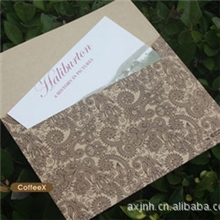 [CoffeeX]牛皮纸装饰信封华冠明信片贺卡保护封10的倍数批