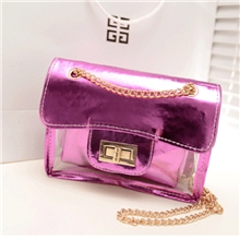 2013新品夏季果冻小包气质亮色糖果色链条皮包女式手提包M-133