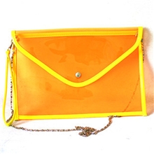 2013果冻水晶信封包透明单肩信封包斜跨包手拿糖果色迷你包