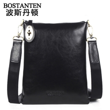 厂家促销时尚简约男士包包单肩包斜挎包牛皮男包B10220