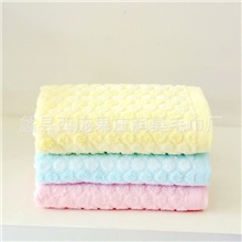 舒美琪可爱提花朵朵毛竹纤维单纱创意型低价毛巾新款特价销售