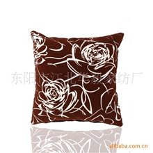 供应厂家直销绒上绒靠垫抱枕套枕头套坐垫广告促销礼品