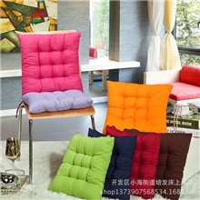 批发纯色磨毛学生椅子垫座垫餐椅垫加厚坐垫珍珠棉填充不变形