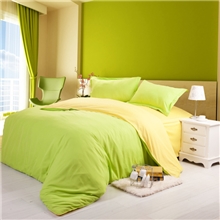 一件批发纯色波点双拼色芦荟棉单人学生三件套双人四件套不褪色