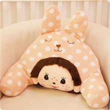 可爱蒙奇奇monchhichi卡通毛绒玩具公仔减压腰枕靠垫抱枕特价
