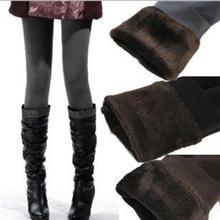 2013秋季新款女士打底裤超保暖考拉绒纯色打底裤加档包边设计