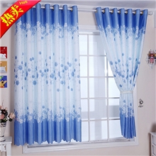 弘成布艺供应2013年最新田园短帘印花窗帘布厂家直销批发可以零