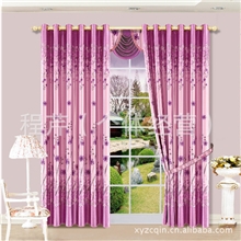 批发供应绿色环保条纹遮光布窗帘布批发-紫荆花条纹遮光布